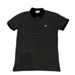 Lacoste Golf T-shirt - Black (Dotted)