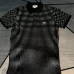Lacoste Golf T-shirt - Black (Dotted) - Image 2