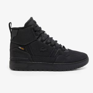 Lacoste Men’s T-Clip Winter Mid Trainers Boots Black