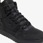 Lacoste Men’s T-Clip Winter Mid Trainers Boots Black - Image 2